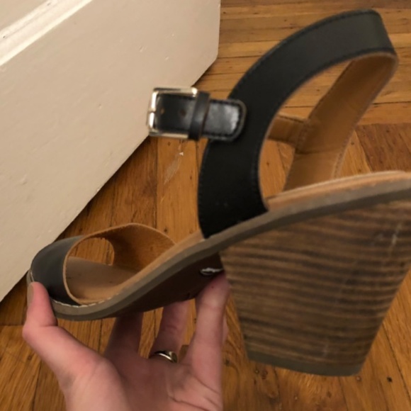 Dr Scholl's Black Platform Sandal - Picture 2 of 7